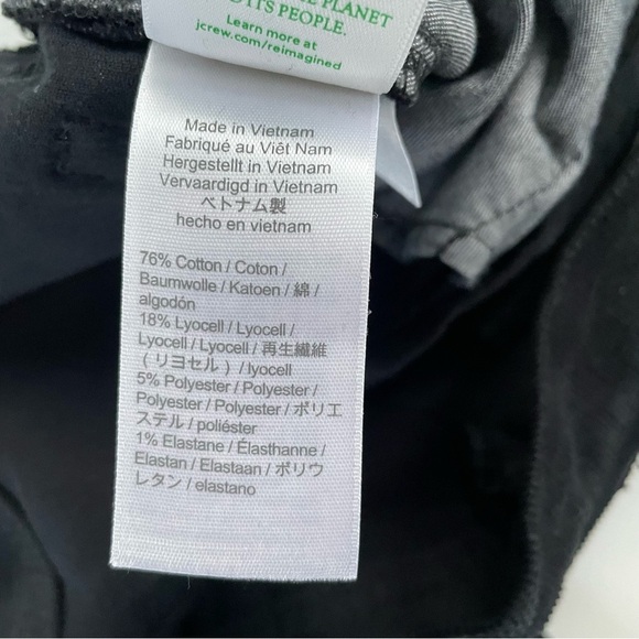 J.Crew Women's Black Vintage slim-straight corduroy pant Size 28, like new! - Picture 8 of 12